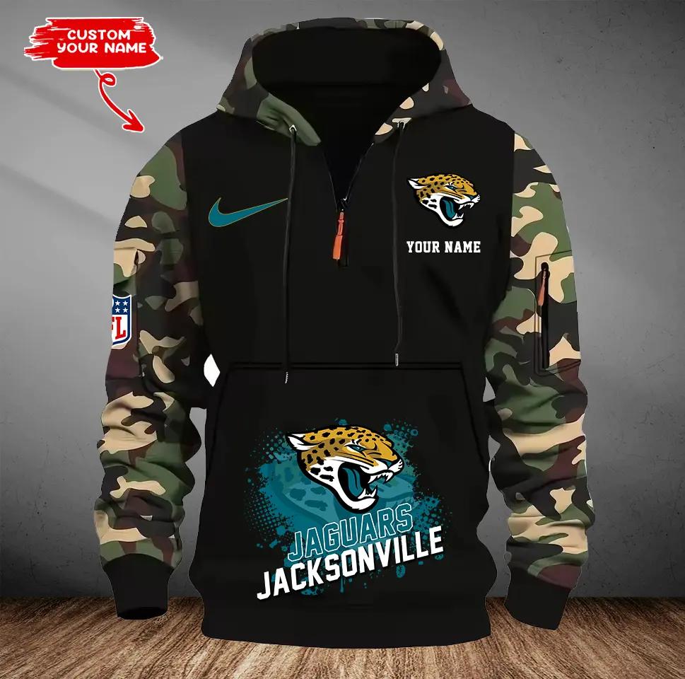 Jacksonville Jaguars Camouflage Hooded Sweatshirt HA46