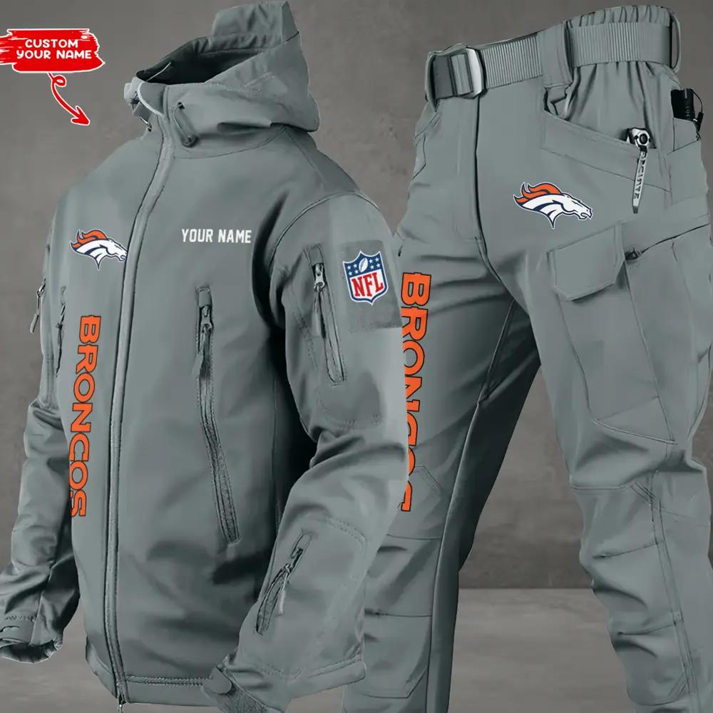 Denver Broncos Outdoor Jacket and Pants 000155