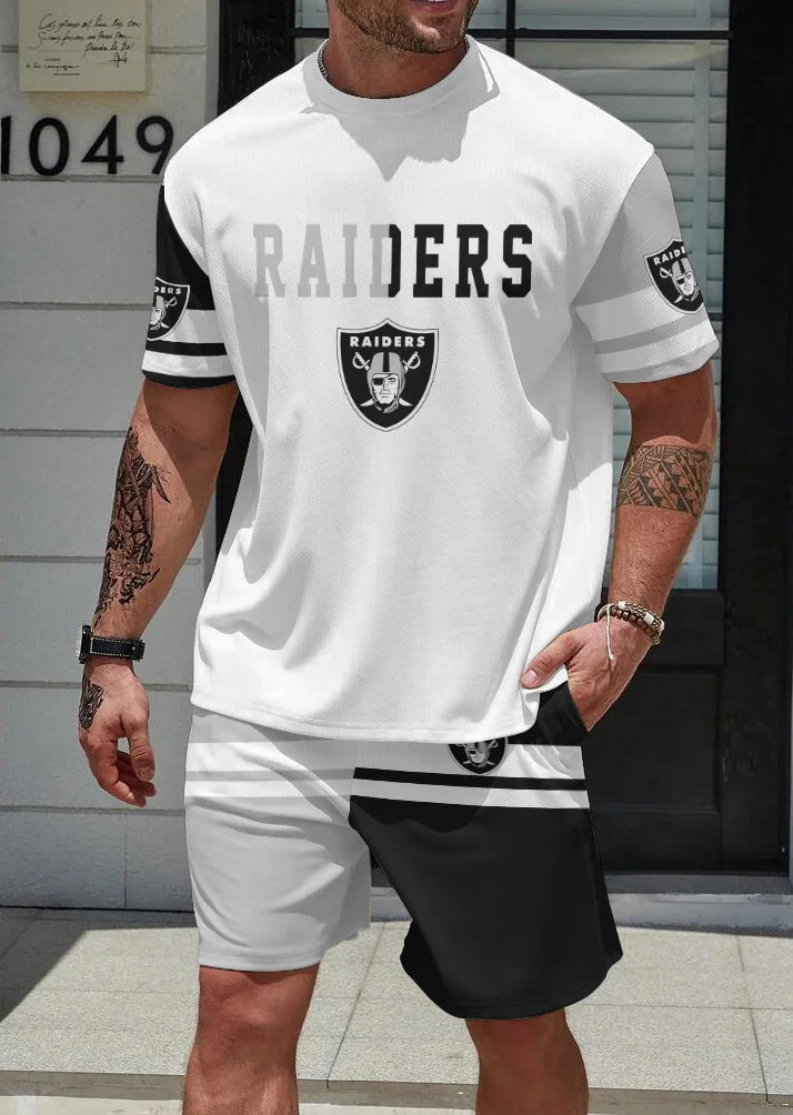 Las Vegas Raiders T-shirt and Shorts AZBTTSAS000008