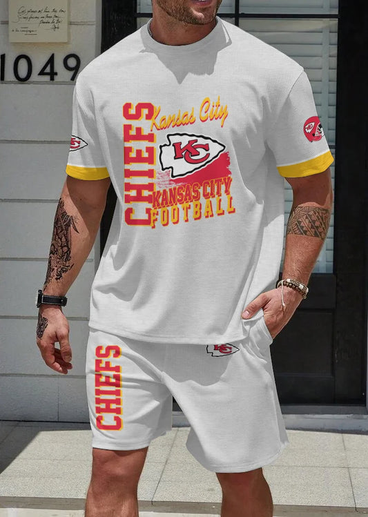 Kansas City Chiefs T-shirt and Shorts AZBTTSAS000024