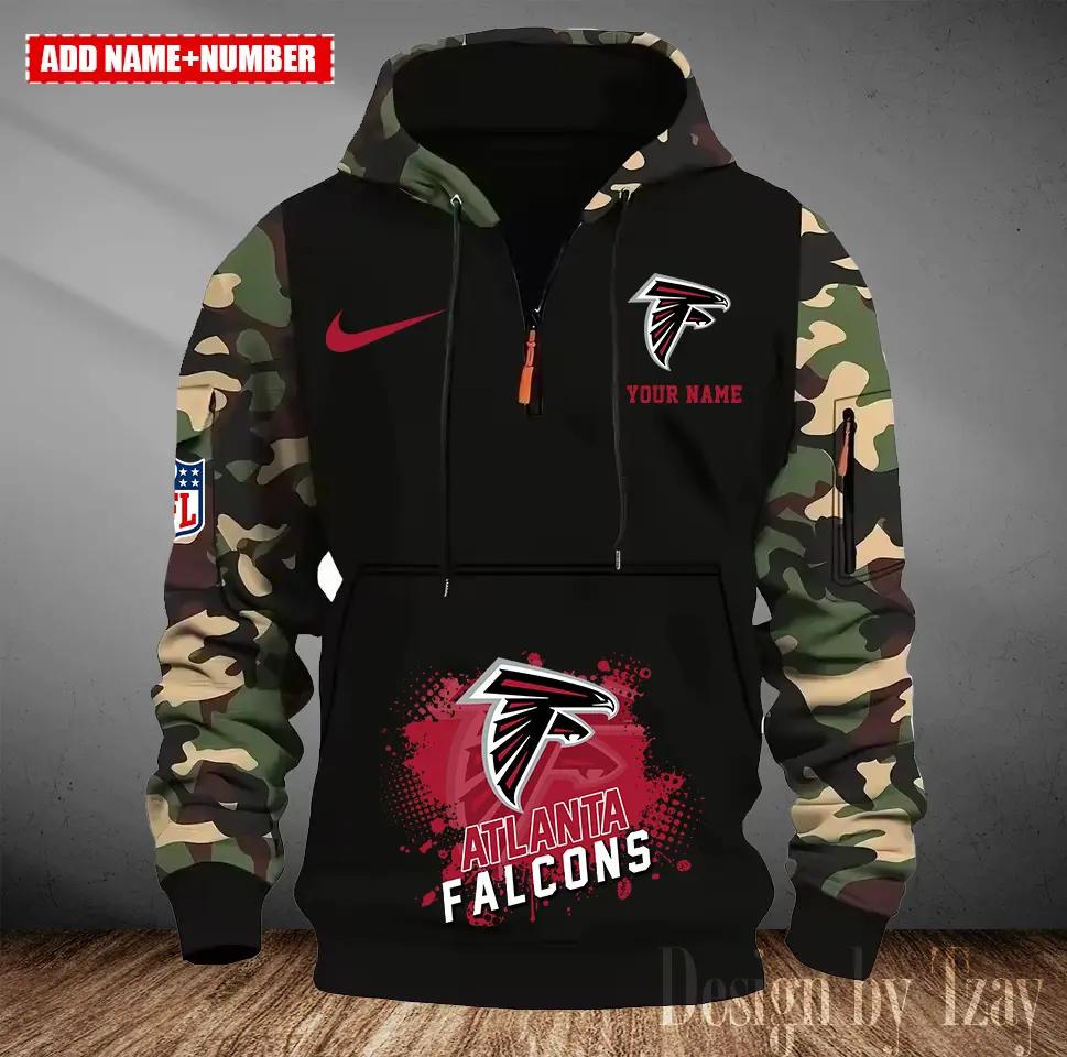 Atlanta Falcons Camouflage Hooded Sweatshirt HA33