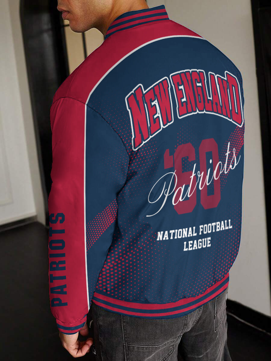New England Patriots National Football League Varsity Jacket AZBTVJK000527