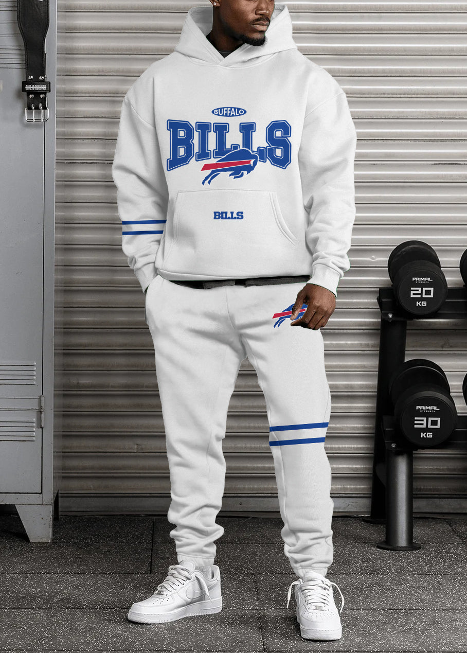 Buffalo Bills Combo Pullover Hoodie And Sweatpants AZBTPHSP000060