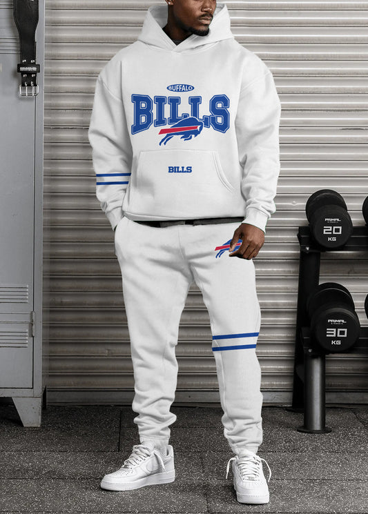 Buffalo Bills Combo Pullover Hoodie And Sweatpants AZBTPHSP000060