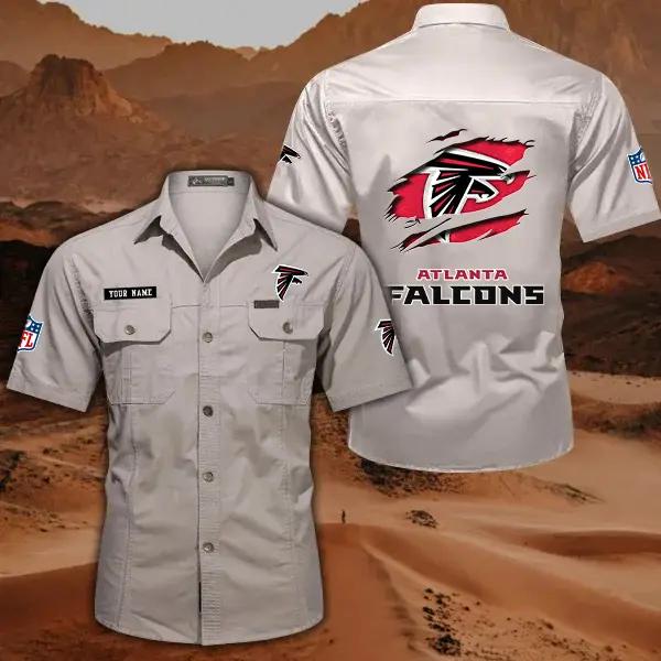 Atlanta Falcons Men’s Short Sleeve Cargo Shirts New 2025 AZBT2DCGS000002