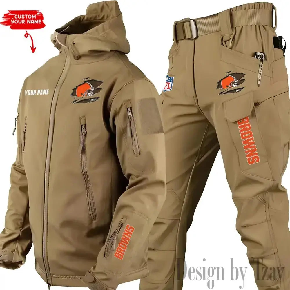 Cleveland Browns Outdoor Jacket and Pants 000076