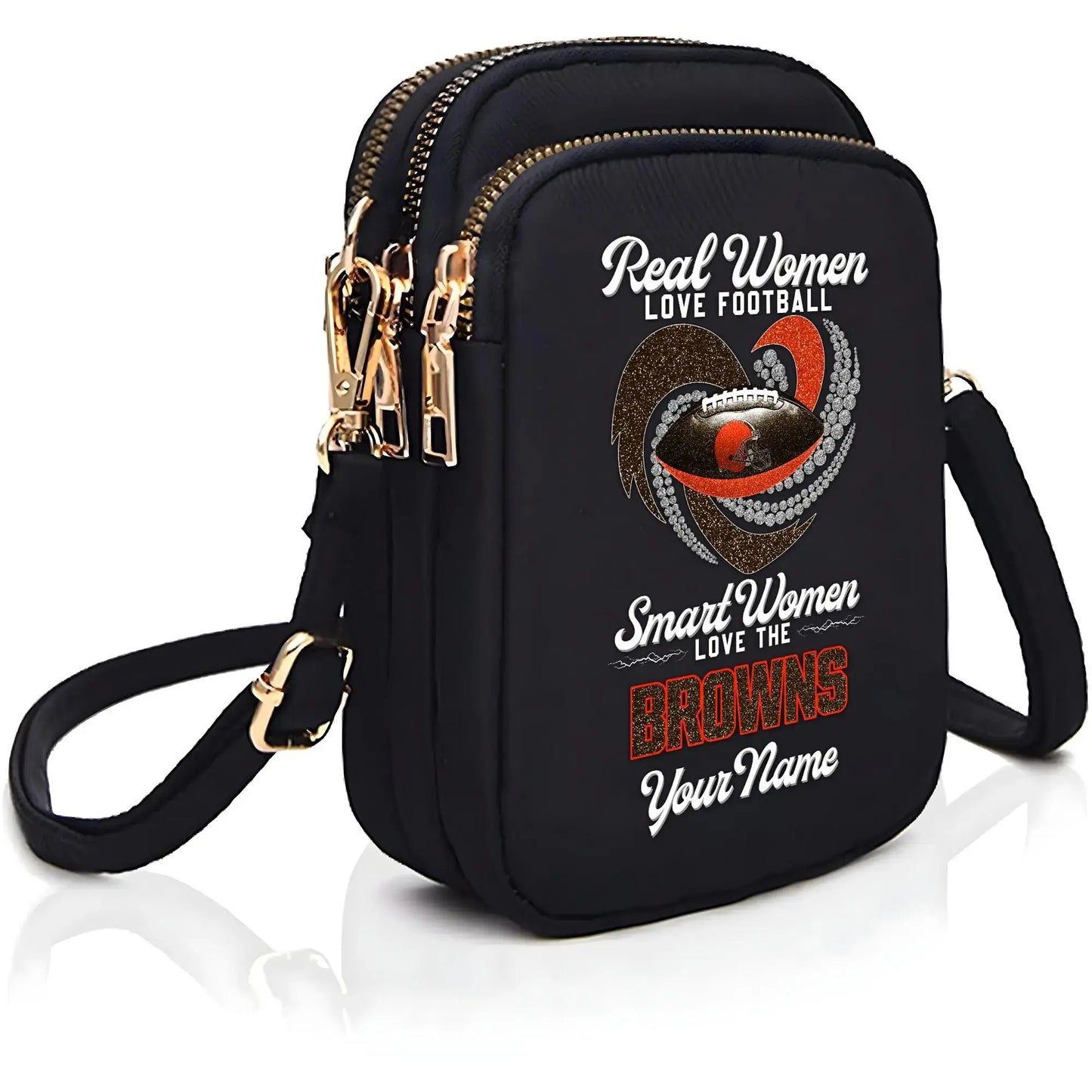 Cleveland Browns Mini Crossbody Bag for Women New Trending 2025 AZBT2DMCB000029