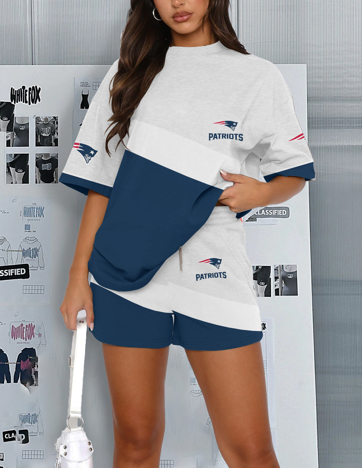 New England Patriots Limited Edition Top And Shorts Two-Piece Suits (1)