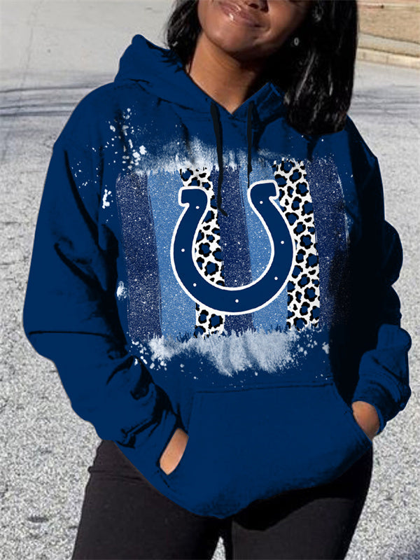 Indianapolis Colts 3D Printed Pocket Pullover Hoodie AZBTPH000150