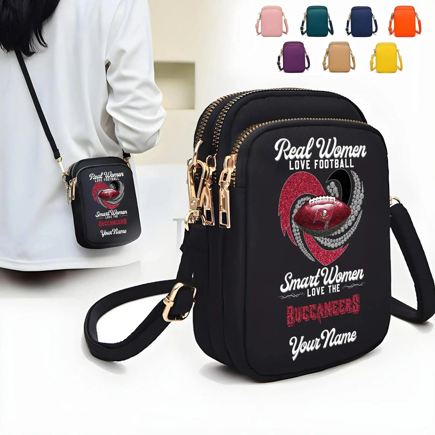 Tampa Bay Buccaneers Mini Crossbody Bag for Women New Trending 2025 AZBT2DMCB000102