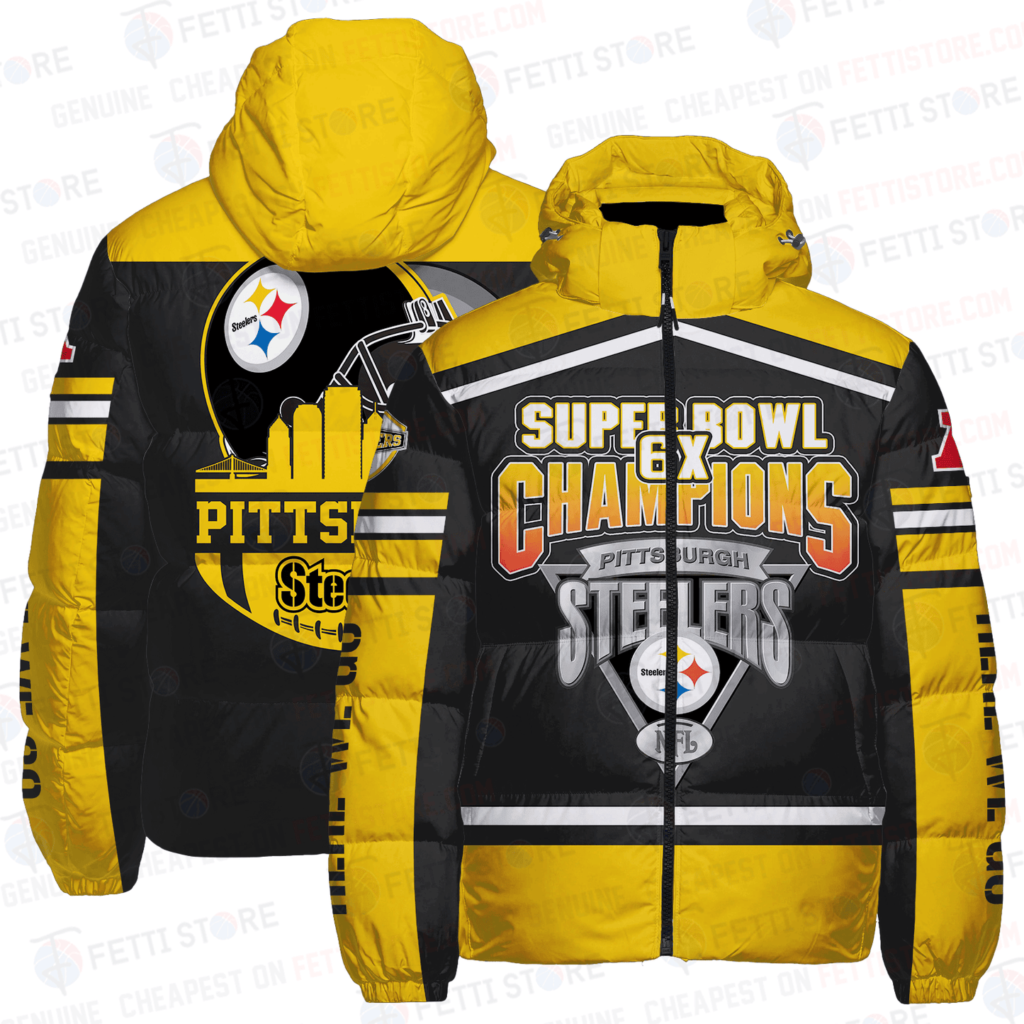 Pittsburgh Steelers CozyCloud Down Jacket AZBTDWJ000037