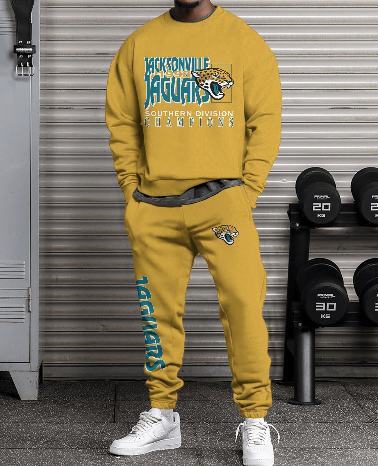 Jacksonville Jaguars Combo 3D Sweatsuit and Sweatpants Unisex CBSP123