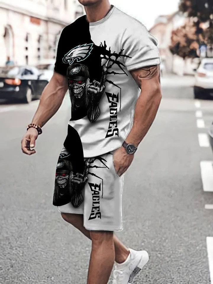 Philadelphia Eagles T-shirt and Shorts AZTS112