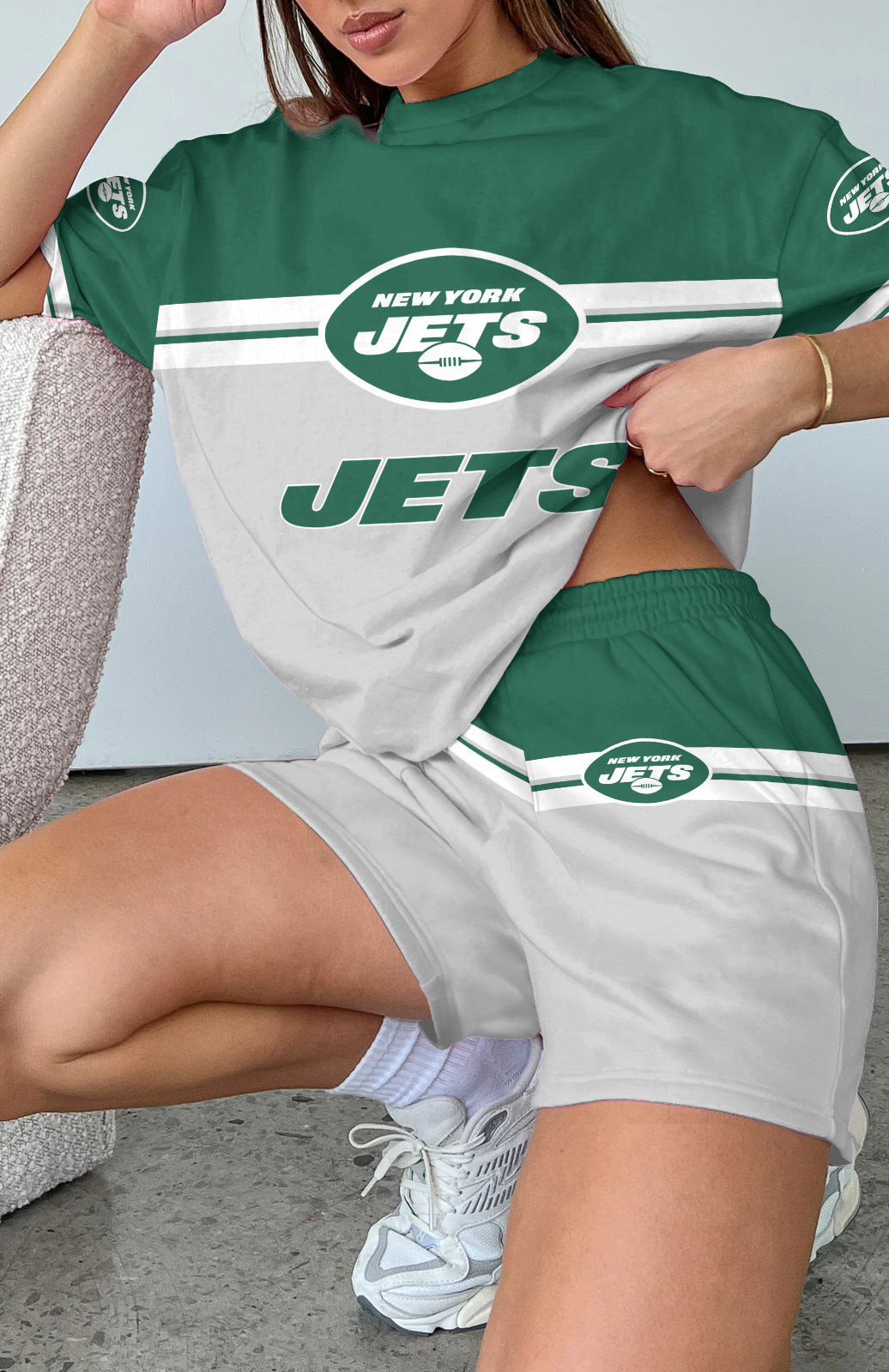 New York Jets Limited Edition Top And Shorts Two-Piece Suits