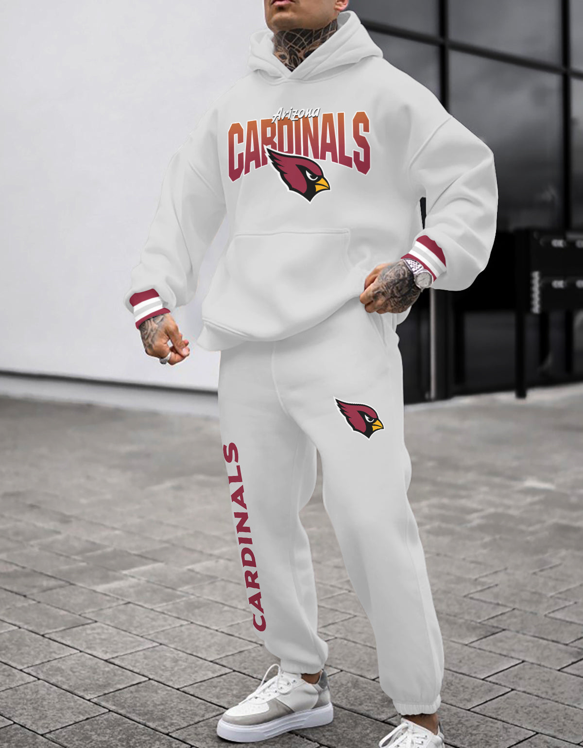 Arizona Cardinals Combo Pullover Hoodie And Sweatpants AZBTPHSP000270