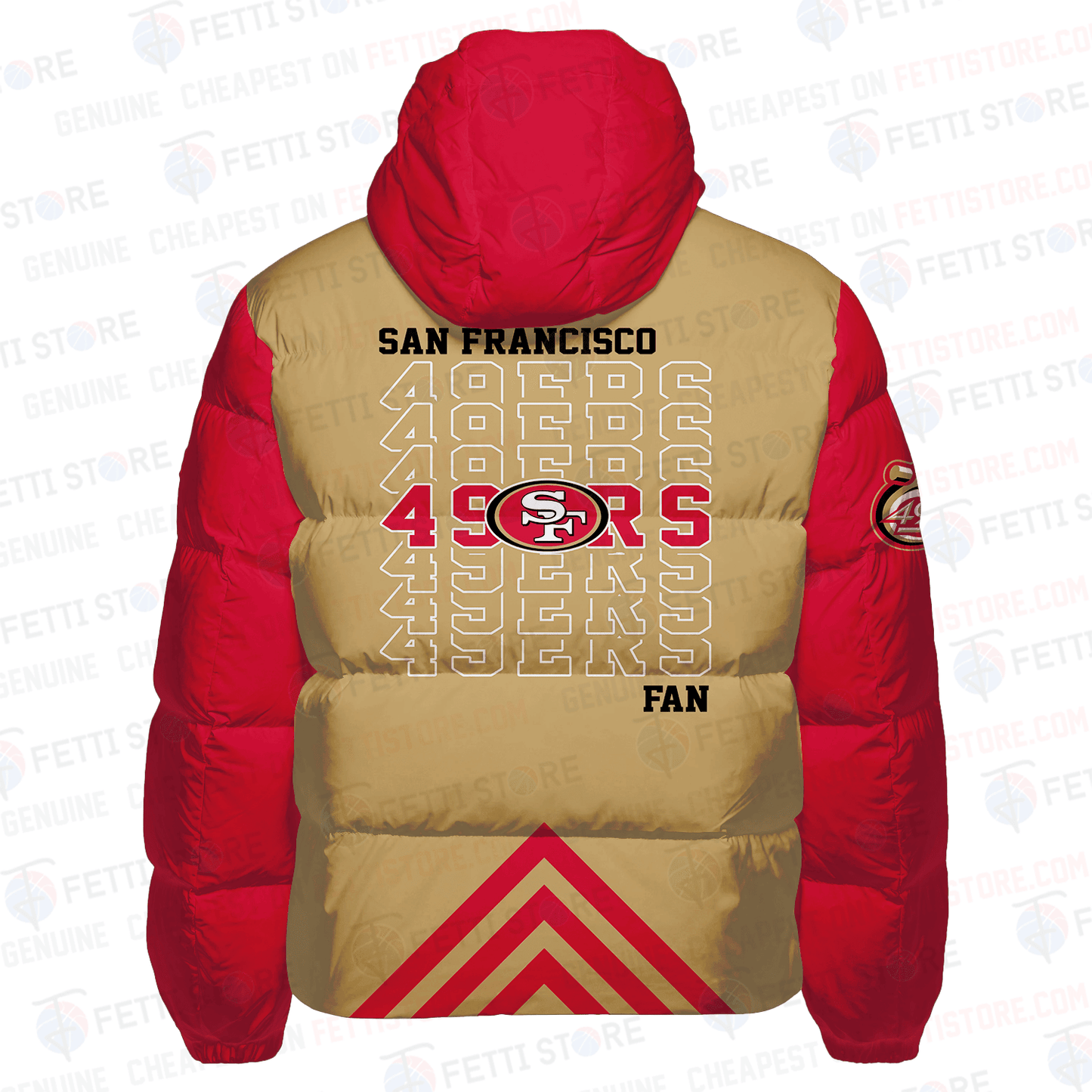 San Francisco 49ers CozyCloud Down Jacket AZBTDWJ000369