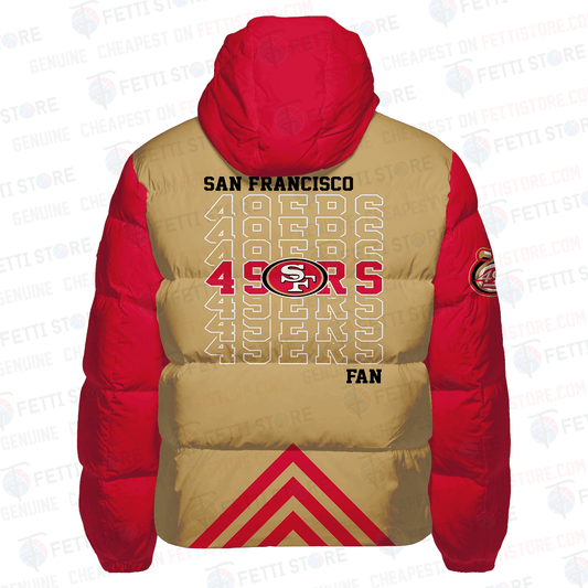 San Francisco 49ers CozyCloud Down Jacket AZBTDWJ000369