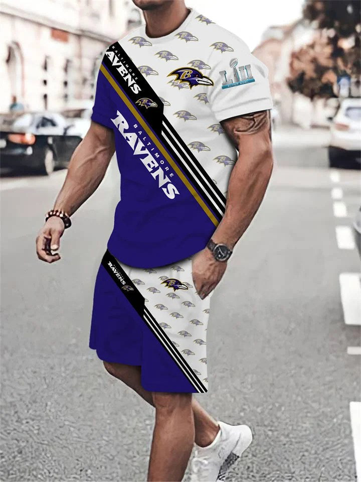 Baltimore Ravens T-shirt and Shorts AZTS256