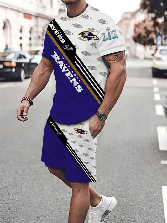 Baltimore Ravens T-shirt and Shorts AZTS256