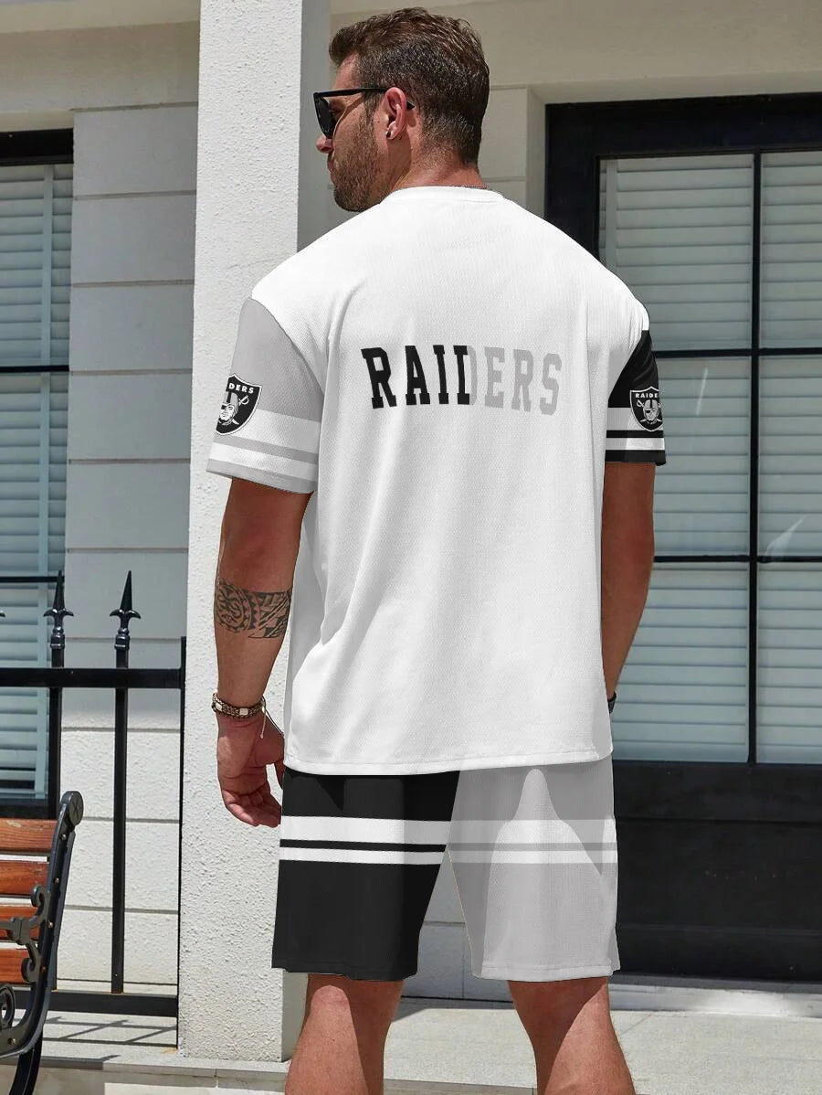 Las Vegas Raiders T-shirt and Shorts AZBTTSAS000008