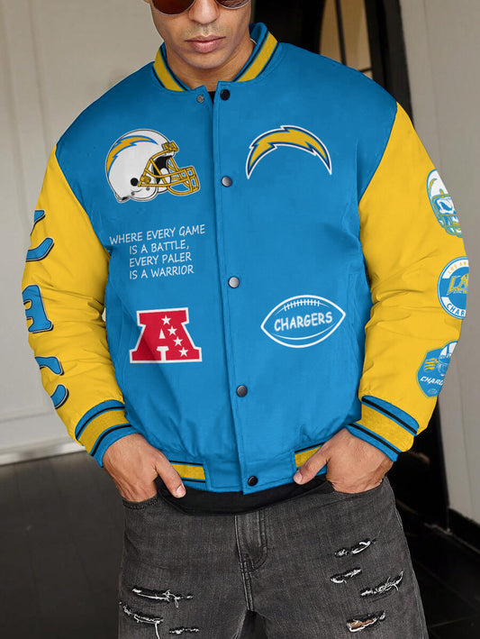 Los Angeles Chargers National Football League Varsity Jacket AZBTVJK000531