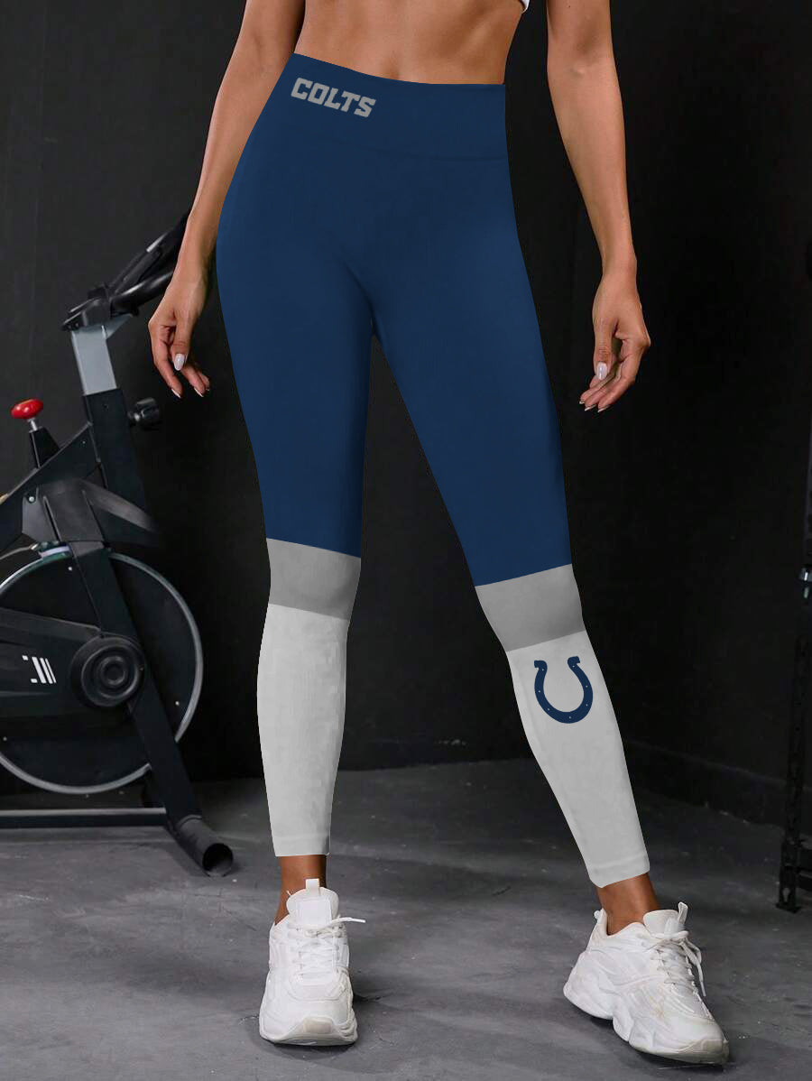 Indianapolis Colts High Waist Push Up Printed Leggings