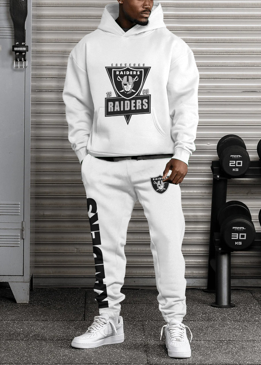 Las Vegas Raiders Combo Pullover Hoodie And Sweatpants AZBTPHSP000373