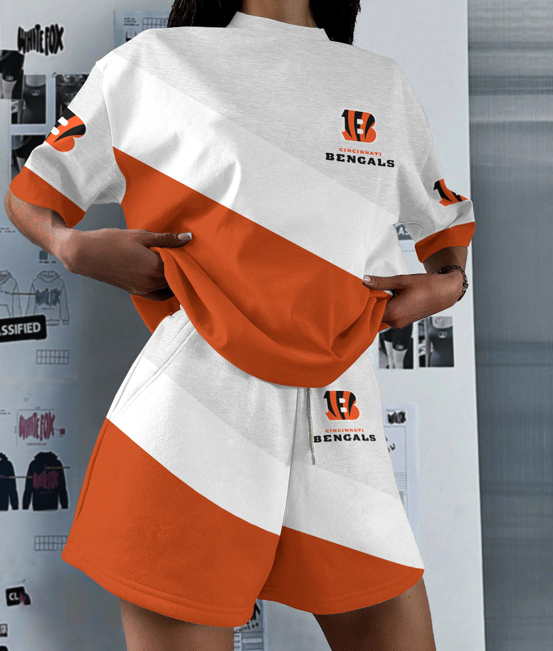 Cincinnati Bengals Limited Edition Top And Shorts Two-Piece Suits (2)