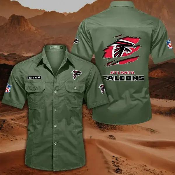 Atlanta Falcons Men’s Short Sleeve Cargo Shirts New 2025 AZBT2DCGS000002