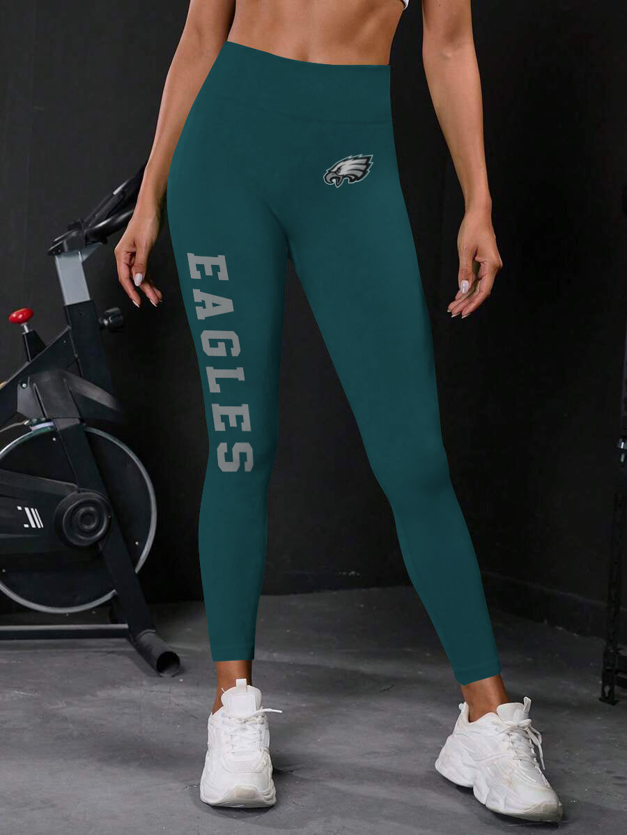 Philadelphia Eagles High Waist Push Up Printed Leggings (4)