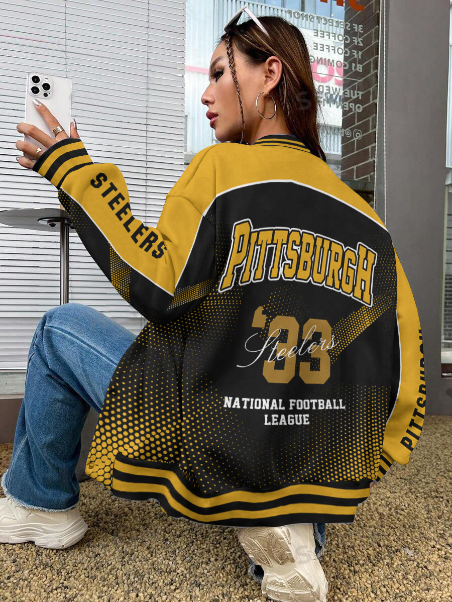 Pittsburgh Steelers National Football League Varsity Jacket AZBTVJK000615