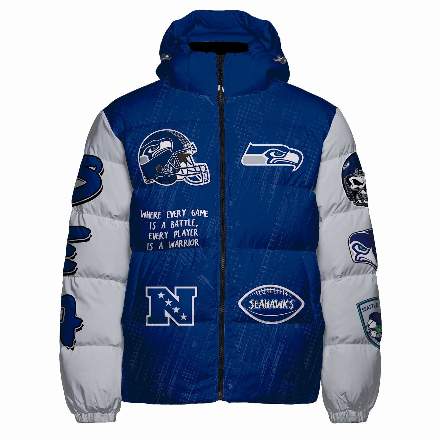 Seattle Seahawks CozyCloud Down Jacket AZBTDWJ000159