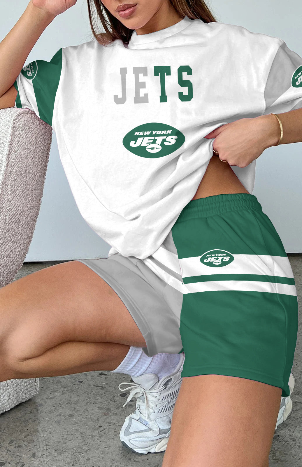 New York Jets  Limited Edition Top And Shorts Two-Piece Suits