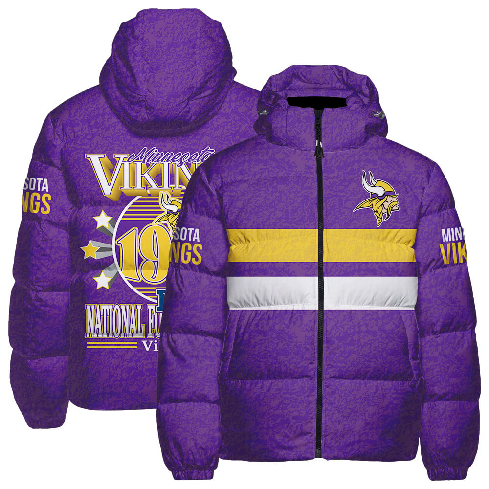Minnesota Vikings CozyCloud Down Jacket AZBTDWJ000085