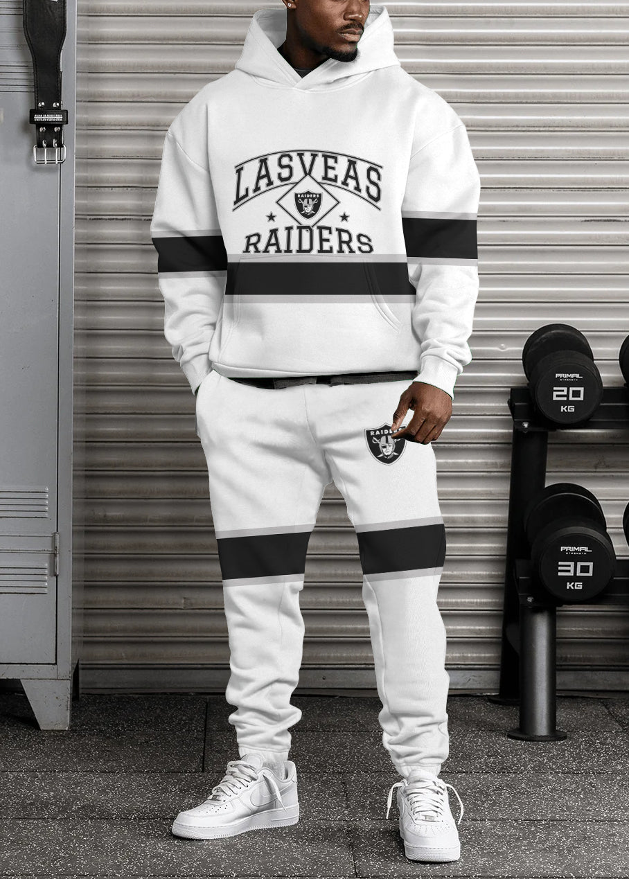 Las Vegas Raiders Combo Pullover Hoodie And Sweatpants AZBTPHSP000478