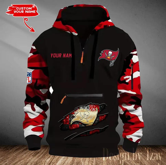 Tampa Bay Buccaneers Camouflage Hooded Sweatshirt HA93