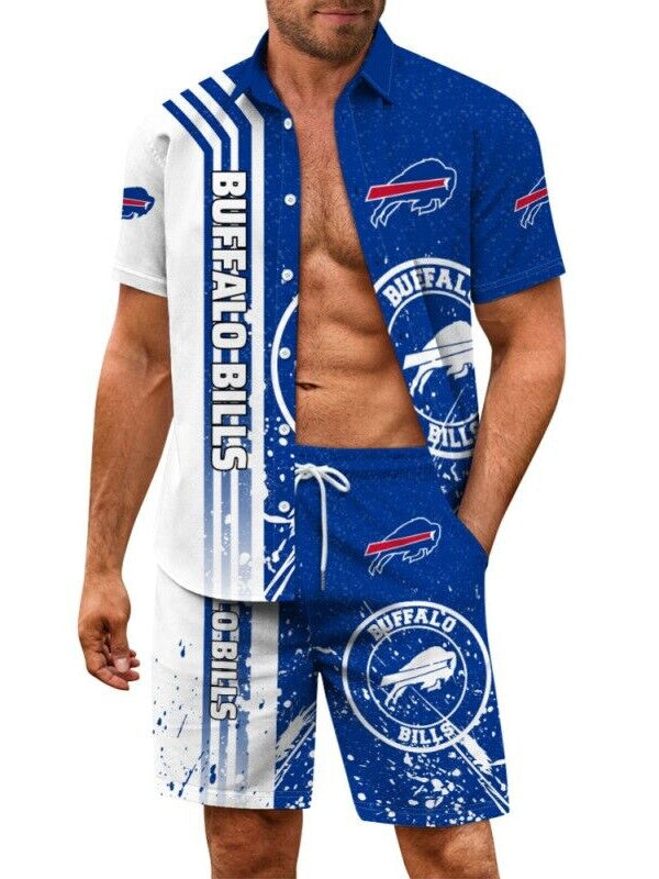 Buffalo Bills Combo Hawaiian Shirt and Shorts AZBTHWSS000157