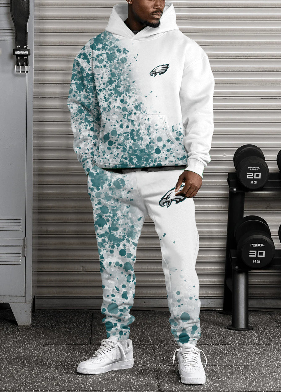 Philadelphia Eagles Combo Pullover Hoodie And Sweatpants AZBTPHSP000344