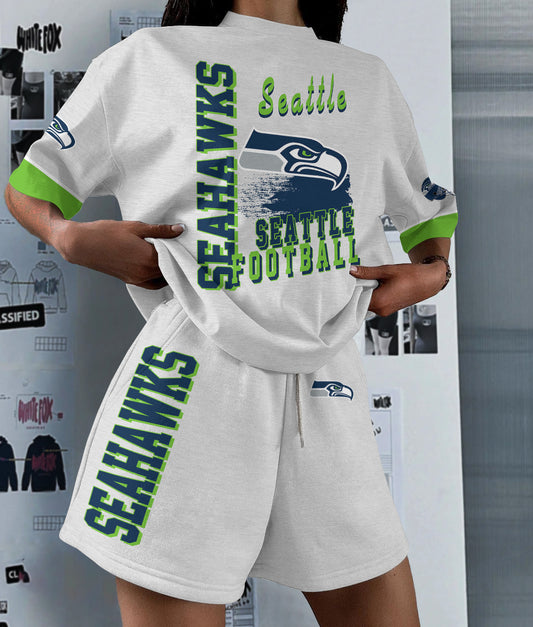 Seattle Seahawks Limited Edition Top And Shorts Two-Piece Suits (3)