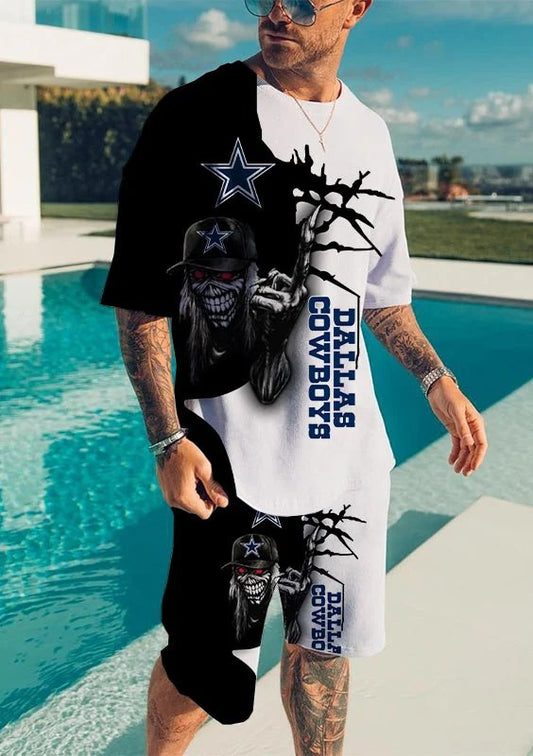 Dallas Cowboys T-shirt and Shorts AZTS057