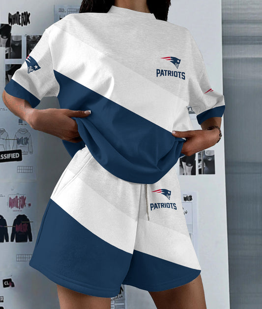 New England Patriots Limited Edition Top And Shorts Two-Piece Suits (1)