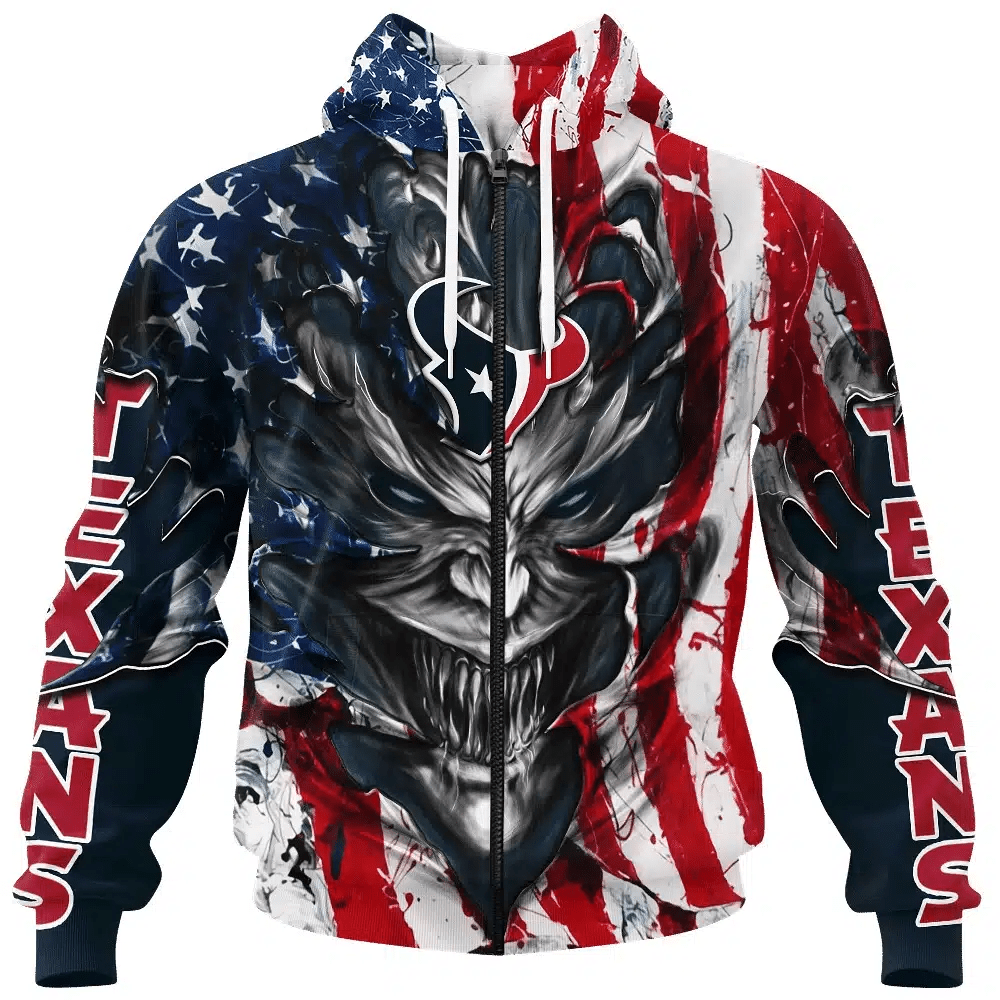 Houston Texans All Over Printed T-shirt Sweatshirt Hoodie AZCHD580