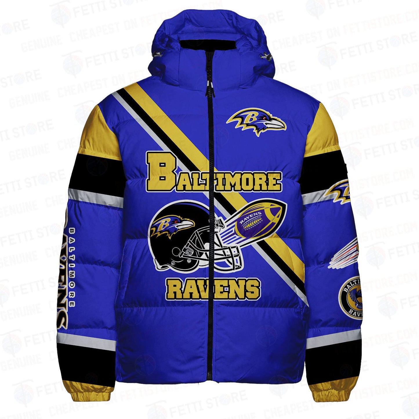Baltimore Ravens CozyCloud Down Jacket AZBTDWJ000102