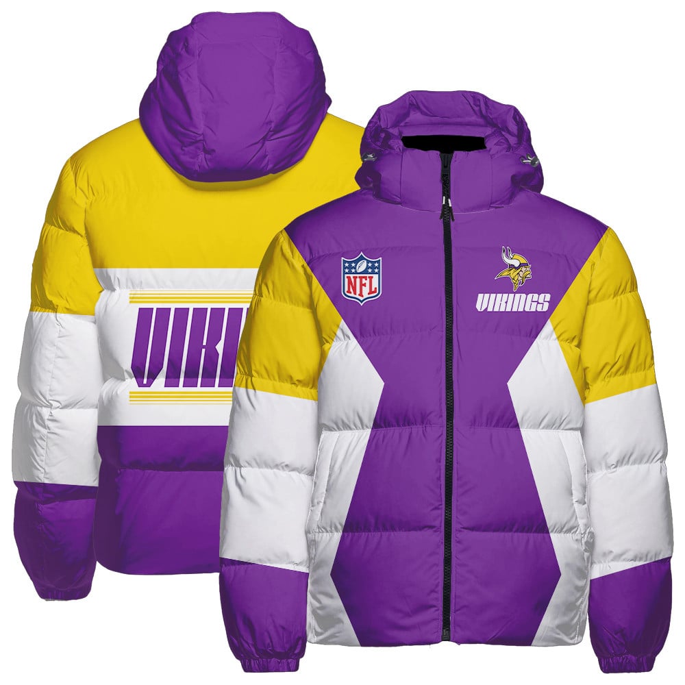 Minnesota Vikings CozyCloud Down Jacket AZBTDWJ000169
