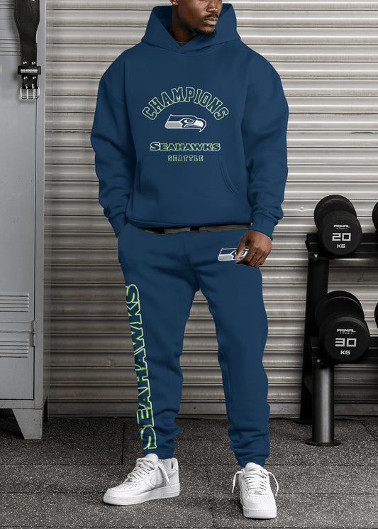 Seattle Seahawks Combo Pullover Hoodie And Sweatpants AZBTPHSP000059