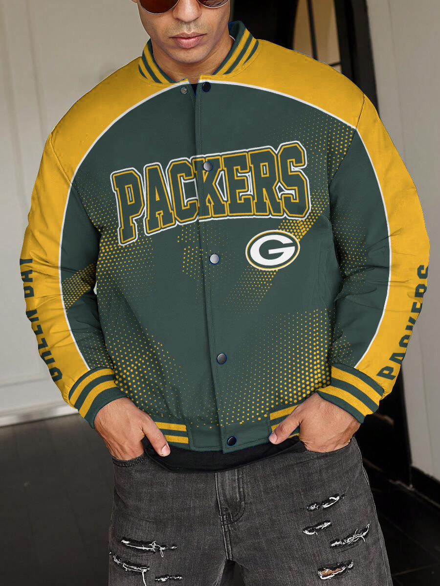Green Bay Packers National Football League Varsity Jacket AZBTVJK000506