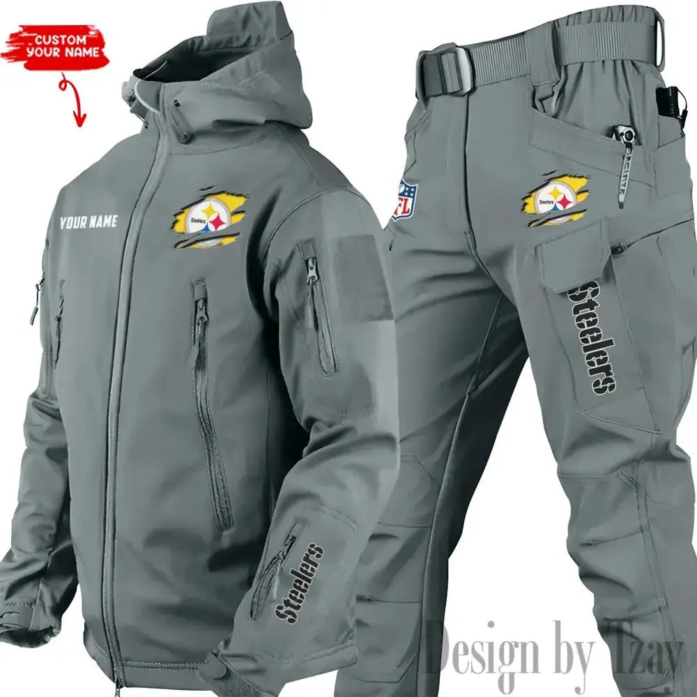 Pittsburgh Steelers Outdoor Jacket and Pants 000094