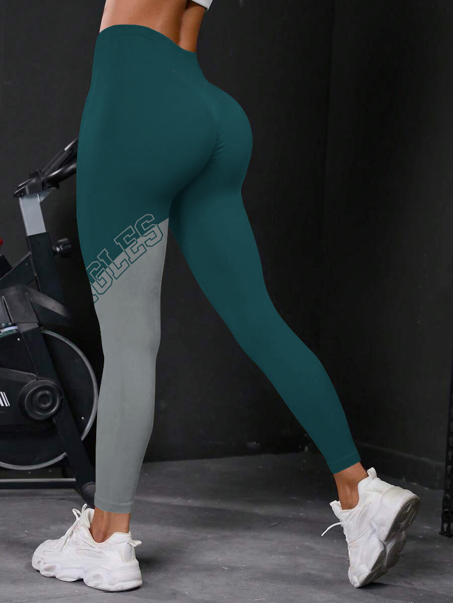 Philadelphia Eagles High Waist Push Up Printed Leggings (3)