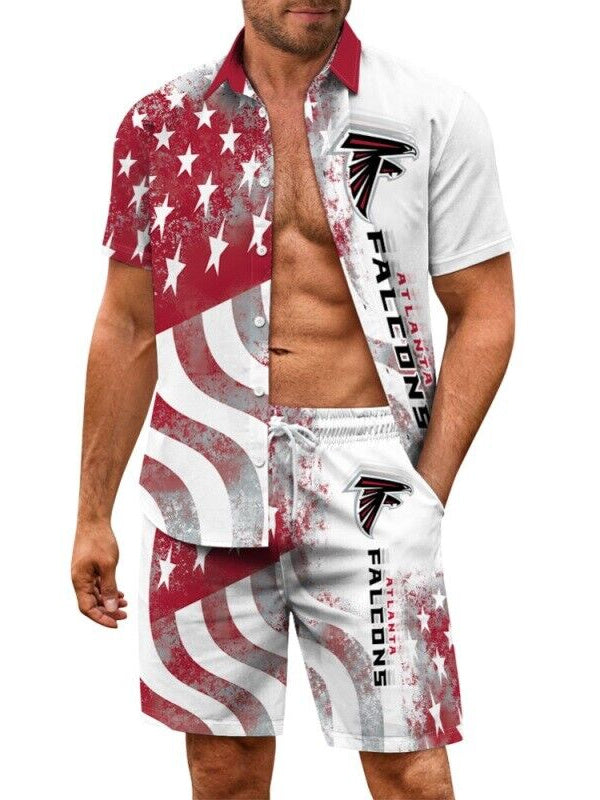 Atlanta Falcons Combo Hawaiian Shirt and Shorts AZBTHWSS000012