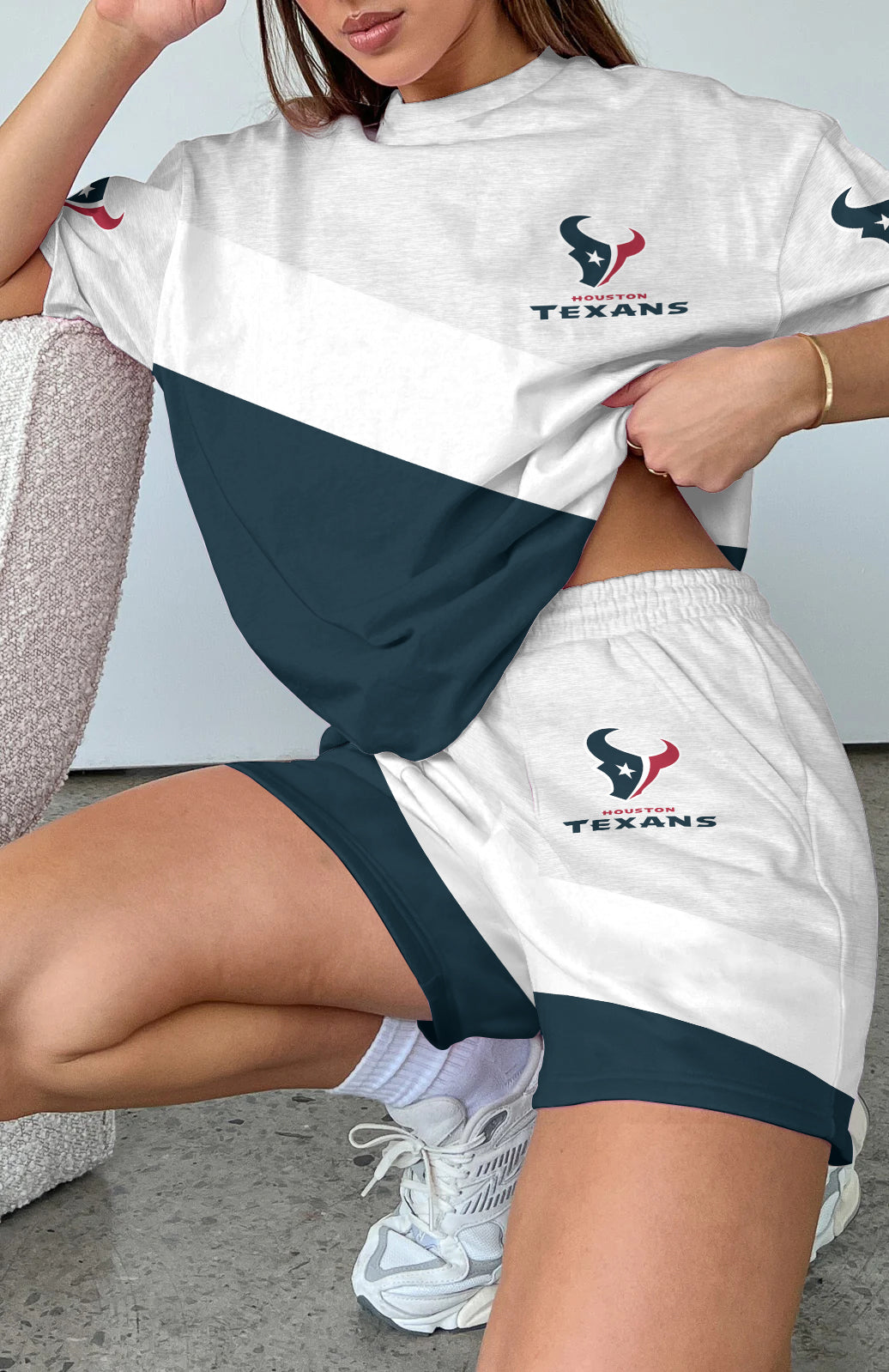 Houston Texans Limited Edition Top And Shorts Two-Piece Suits (1)
